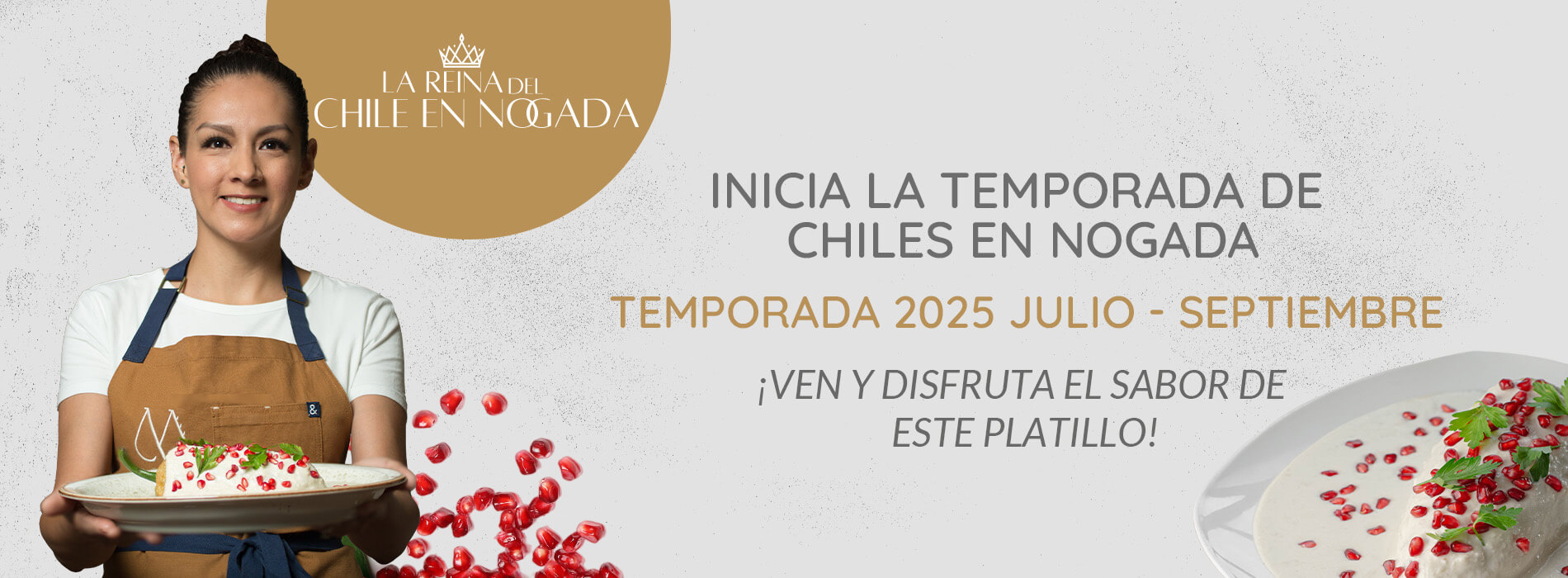 Temporada de chiles en nogada